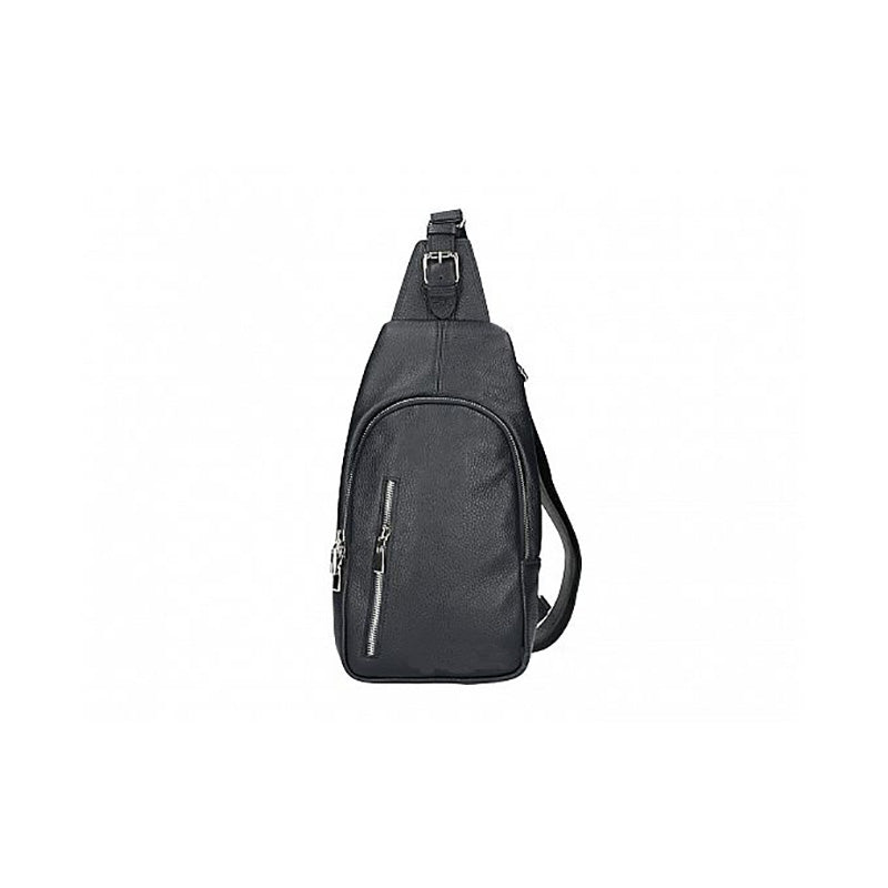 Leather travel crossbody from Italy