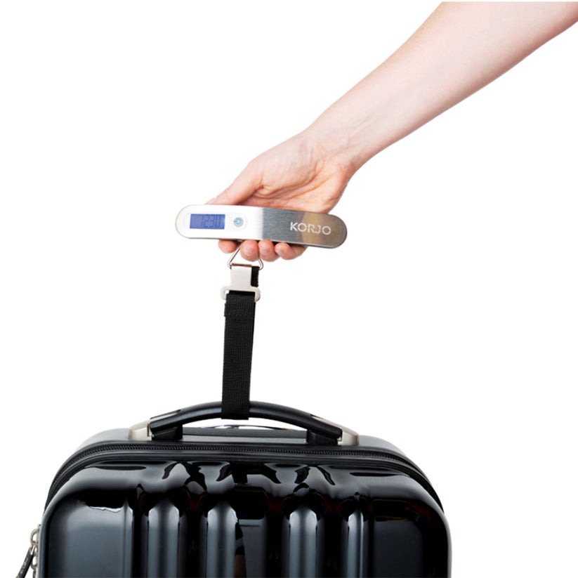 Digital, battery powered luggage scale Travel Store
