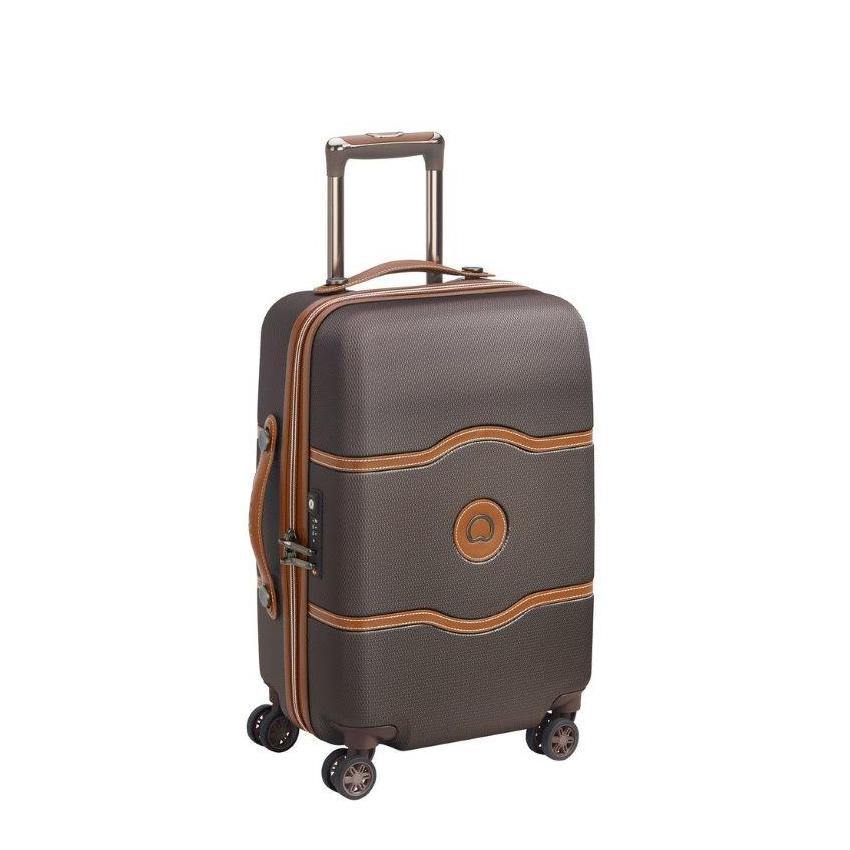 Delsey Chatelet chocolate suitcase cabin
